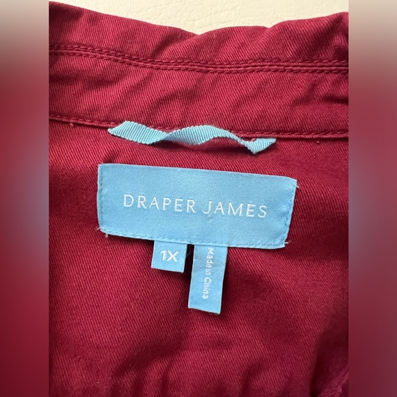 Draper James Maroon Utility Jacket - Picture 5 of 10